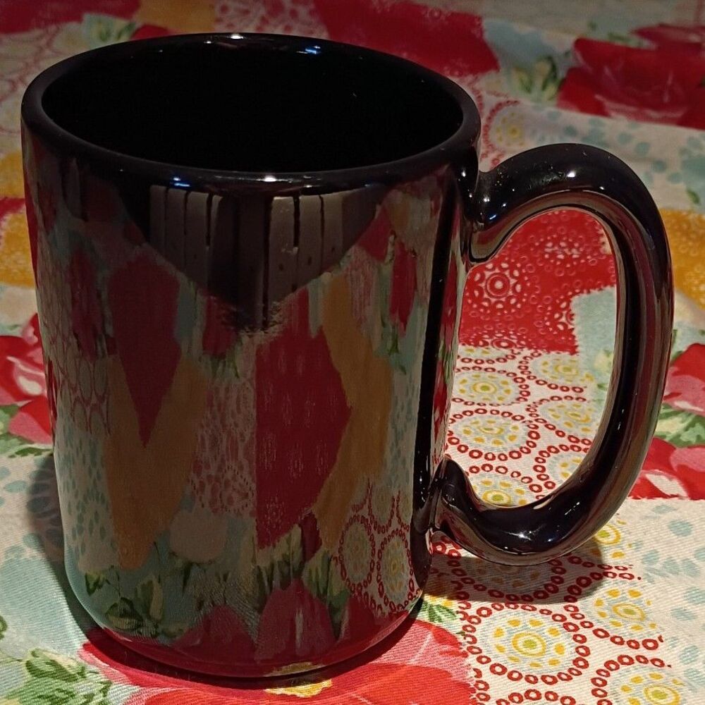 King Ranch large heavy black coffee mug - Picture 2 of 4